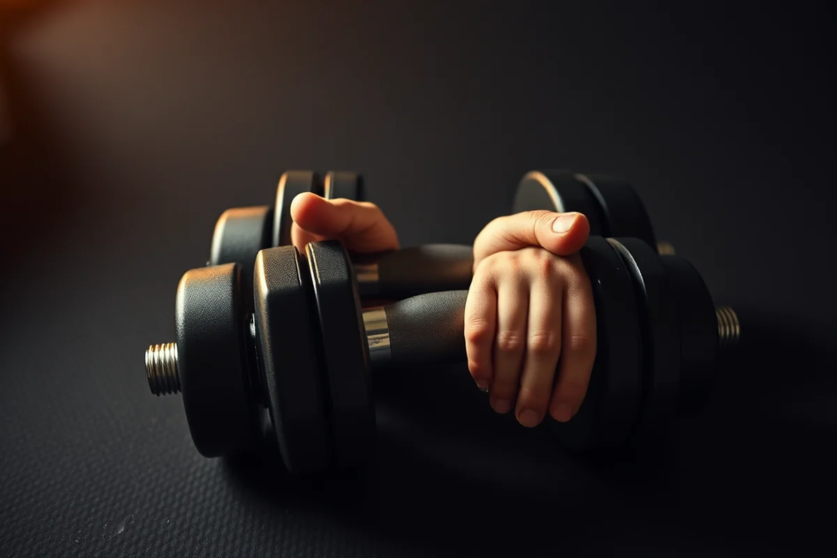 home gym dumbbell set — Home Gym Dumbbell Set (the finished result)