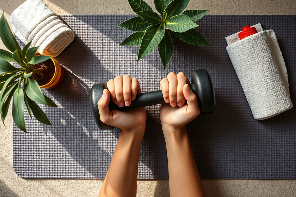 dumbbell workout for at home — Dumbbell Workout For At Home (the finished result)